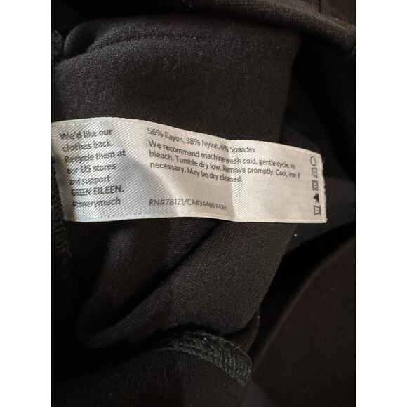 Eileen fisher black Heavyweight Rayon Knit Pant size L - Picture 9 of 9